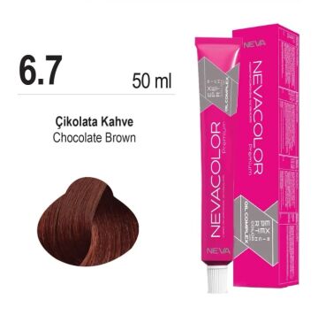 NEVACOLOR SAÇ BOYASI 6.7 ÇİKOLATA KAHVE