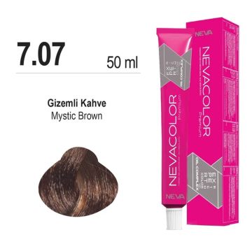 NEVACOLOR SAÇ BOYASI 7.07 GİZEMLİ KAHVE