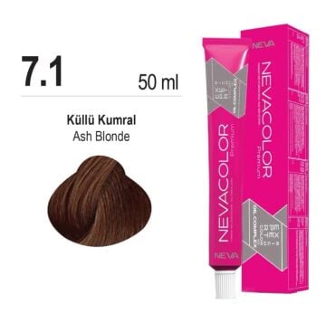 NEVACOLOR SAÇ BOYASI 7.1 KÜLLÜ KUMRAL