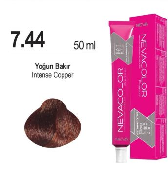 NEVACOLOR SAÇ BOYASI 7.44 YOĞUN BAKIR