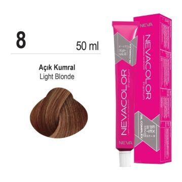 NEVACOLOR SAÇ BOYASI 8. AÇIK KUMRAL