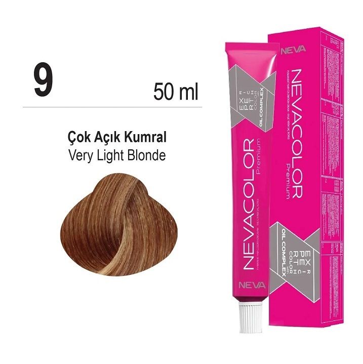 NEVACOLOR SAÇ BOYASI 9. ÇOK AÇIK KUMRAL