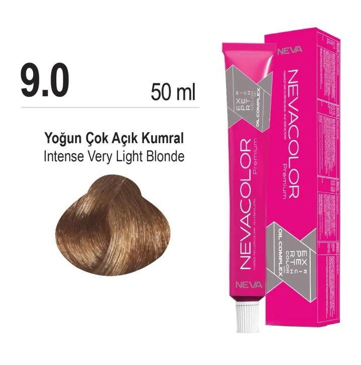 NEVACOLOR SAÇ BOYASI 9.0 YOĞUN ÇOK AÇIK BAL KUMRAL