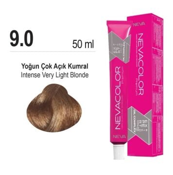 NEVACOLOR SAÇ BOYASI 9.0 YOĞUN ÇOK AÇIK BAL KUMRAL