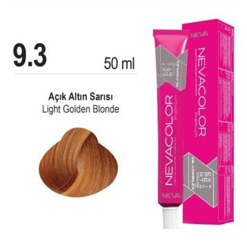 NEVACOLOR SAÇ BOYASI 9.3 AÇIK ALTIN SARISI