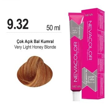 NEVACOLOR SAÇ BOYASI 9.32 AÇIK BAL KUMRAL