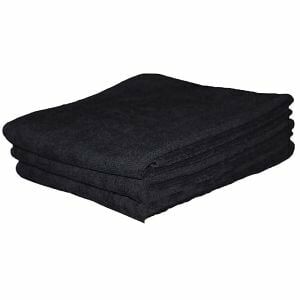 HAVLU NORMAL SİYAH /TEKLİ/ BERBER HAVLUSU