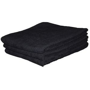 HAVLU NORMAL SİYAH /TEKLİ/ BERBER HAVLUSU