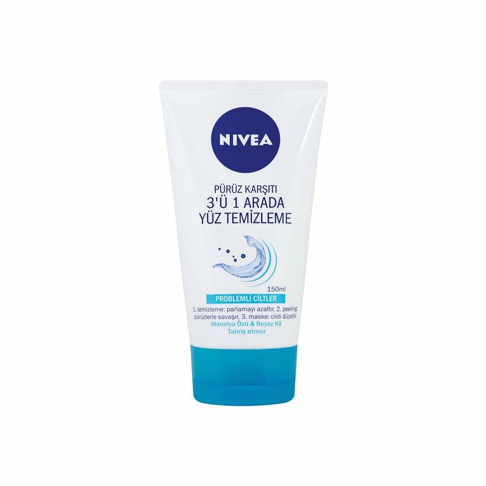 NIVEA BEYAZ KİL MASKESİ 3in1 Sivilce Karşıtı 150ml