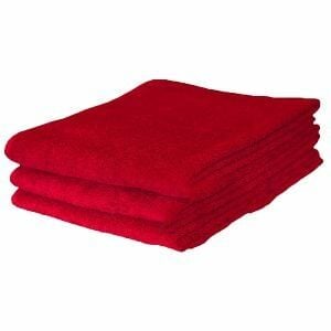 HAVLU NORMAL KIRMIZI /TEKLİ/ BERBER HAVLUSU