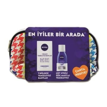 NIVEA BURUN BANDI&GÖZ MAKYAJ TEMİZLEYİCİ SET