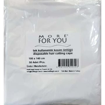 MORE FOR YOU TEK KULLANIMLIK SAÇ KESİM ÖNLÜĞÜ 50li
