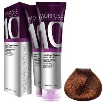 MORFOSE 10 SAÇ BOYASI 100ml / 6.34  Bakır Kahve