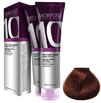 MORFOSE 10 SAÇ BOYASI 100ml / 6.4   Koyu Bakır