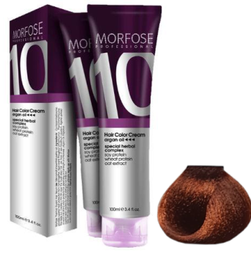 MORFOSE 10 SAÇ BOYASI 100ml / 6.44  Koyu Yoğun Bakır