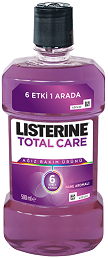 LISTERINE AĞIZ BAKIM SUYU 500 ML TOTAL CARE 6ın1 Hafif Nane