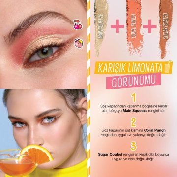MAYBELLINE GÖZ FAR PALETİ 12'Lİ LEMONADE CRAZE