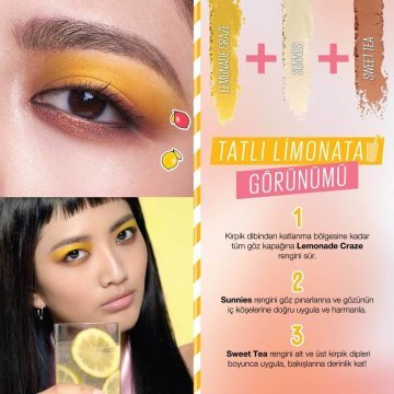 MAYBELLINE GÖZ FAR PALETİ 12'Lİ LEMONADE CRAZE