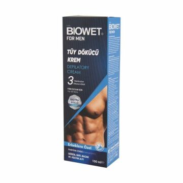 BİOWET FOR MEN TÜY DÖKÜCÜ KREM 100ml Tüm Ciltler