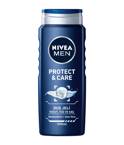 NIVEA MEN SAÇ VÜCUT ŞAMPUANI PROTECT&CARE 500ML