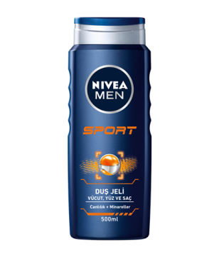 NIVEA MEN SAÇ VÜCUT ŞAMPUANI SPORT 500ML