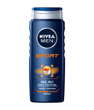 NIVEA MEN SAÇ VÜCUT ŞAMPUANI SPORT 500ML