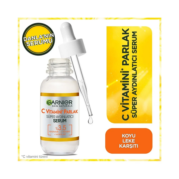 GARNIER SÜPER AYDINLATICI SERUM 30ml C Vitamini