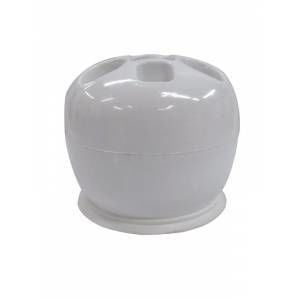 PLASTİK FIRÇALIK BEYAZ