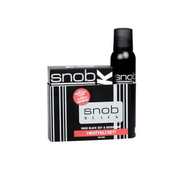 SNOB BLACK ERKEK PARFÜM SETİ