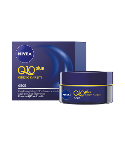 NIVEA Q10 PLUS KIRIŞIKLIK KARŞITI GECE KREMİ 50ml