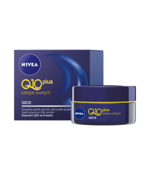NIVEA Q10 PLUS KIRIŞIKLIK KARŞITI GECE KREMİ 50ml