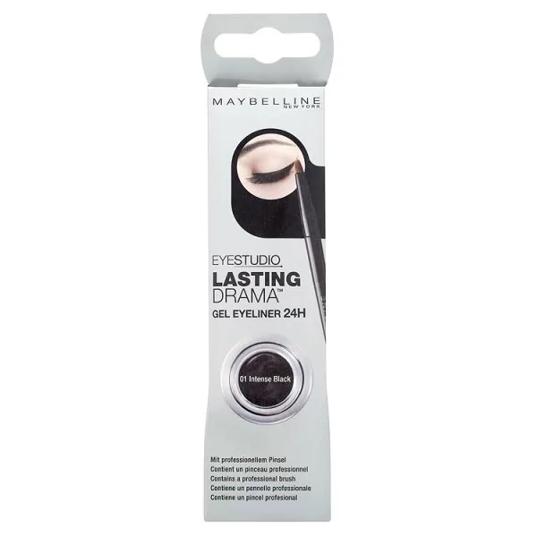 MAYBELLINE GEL EYELINER 24H NO:01