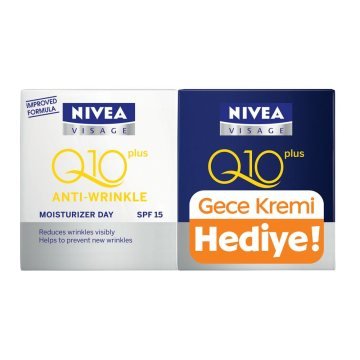 NIVEA Q10 PLUS KIRIŞIKLIK KARŞITI KREM SET