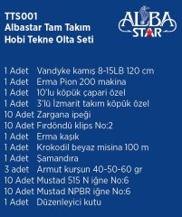 Albastar Tam Takım Hobi Tekne Olta Seti TTS001