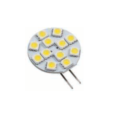 12 Led'li G4 Ampül Yan Gün Işığı 12-24 V