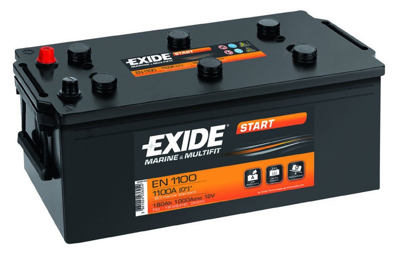 EXIDE START 12V 180AH MARİN AKÜ (START & SERVİS)