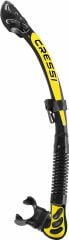 Cressi Alpha Dry Şnorkel, Dark/Yellow