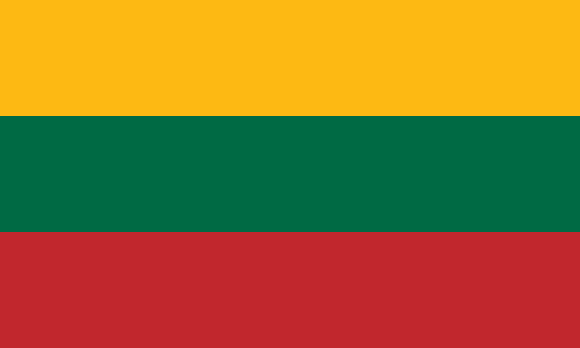 Litvanya Bayrağı 30x45cm