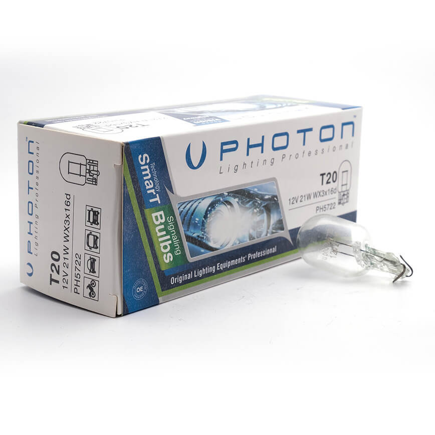 Photon T20 21W 12V Tek Devre Dipsiz Stop Ampulü