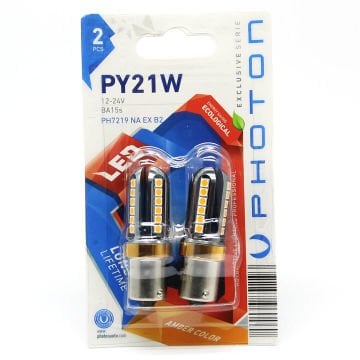 Photon P21W Amber (Turuncu) Exclusive Serisi PH7219 NA EX