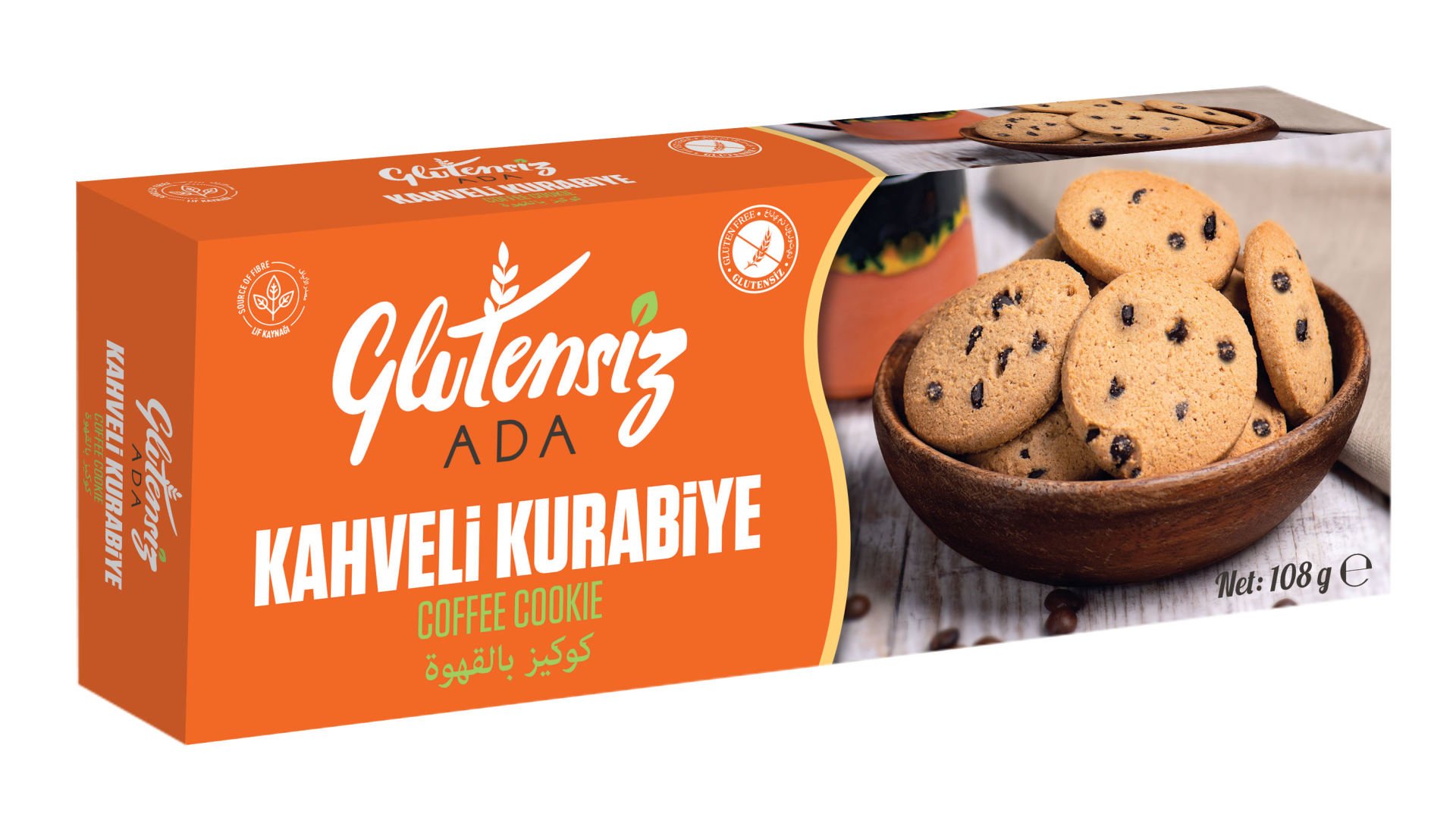 Glutensiz Ada Kahveli Kurabiye 108 gr