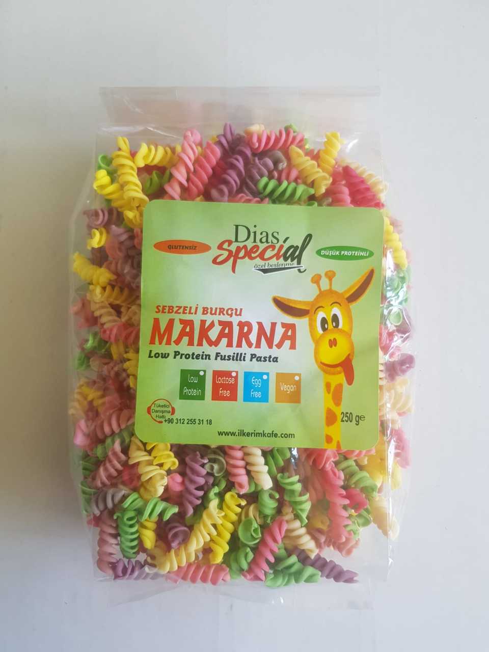 Sebzeli Burgu Makarna 250 gr