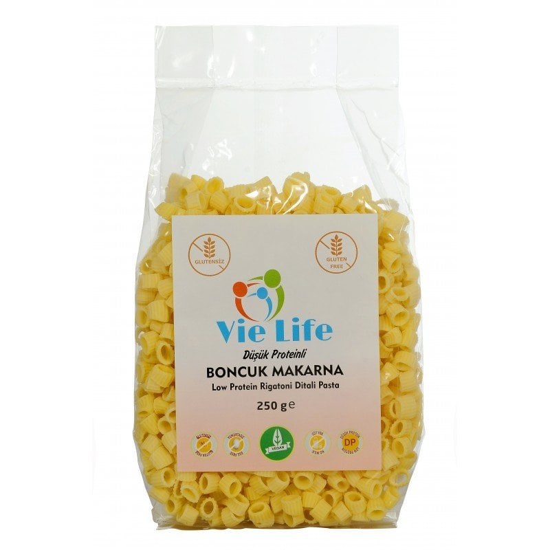 Vie Lİfe Glutensi Düşük Proteinli Boncuk Makarna 250 gr