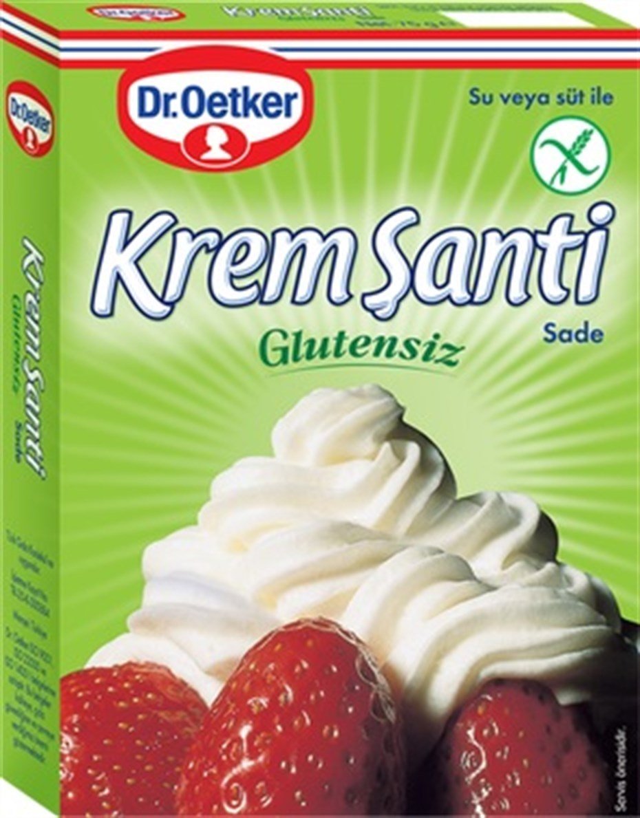 Dr.Oetker Glutensiz Krem Şanti 75 gr