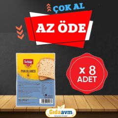 Schar Pan Blanco 250g Glutensiz Dilimli Ekmek* 8 Adet (SKT 25/07/24)