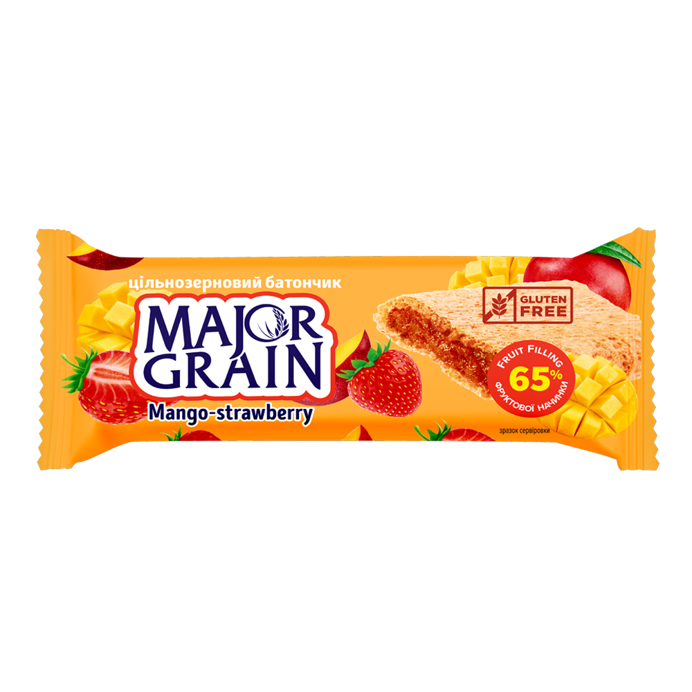 Major Grain Mango ve Çilek Kremalı 40 g (Kat kat gibi)