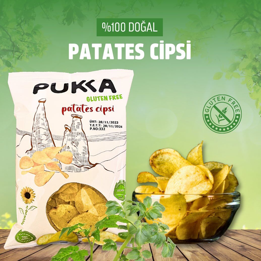 Pukka Patates Cipsi 70 gr