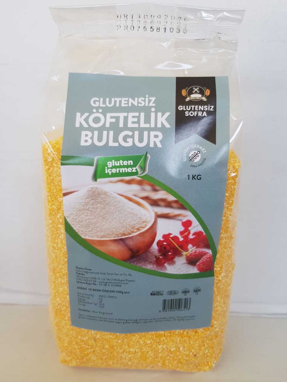 Glutensiz Köftelik Bulgur 1 kg