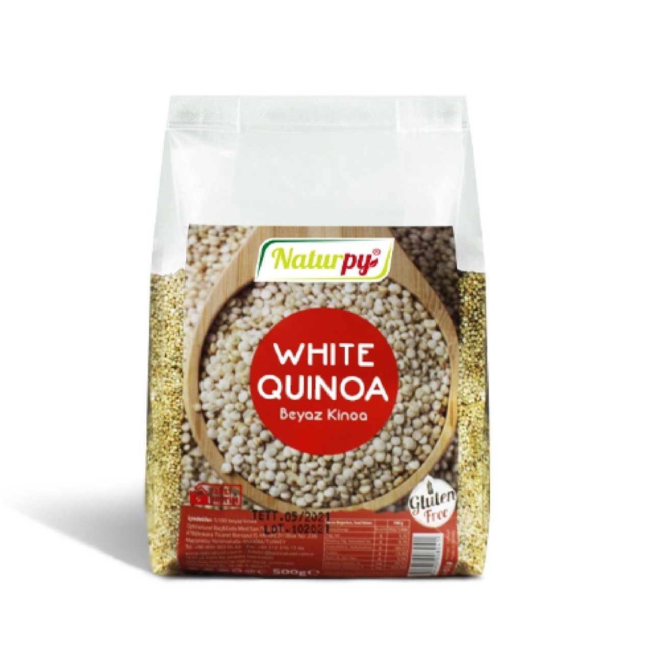 Glutensiz Beyaz Kinoa 500gr.