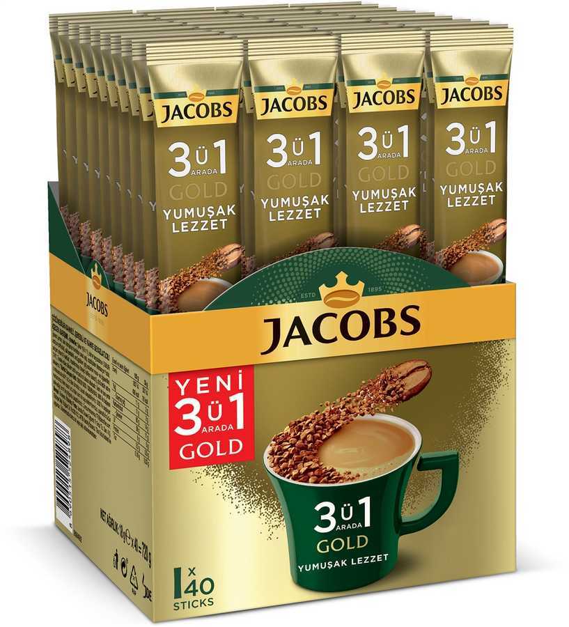 Jacobs 3ü1 Arada Gold Yumuşak Lezzet 40'lı